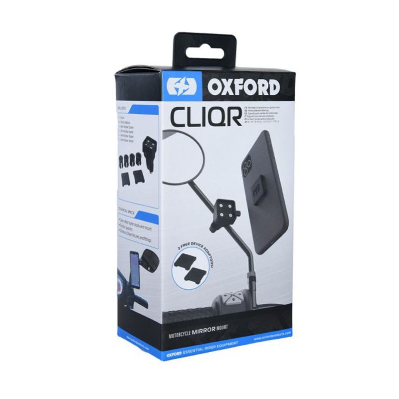 Βάση Καθρέπτη Μοτοσυκλέτας Κινητού Oxford CLIQR Mirror Mount System