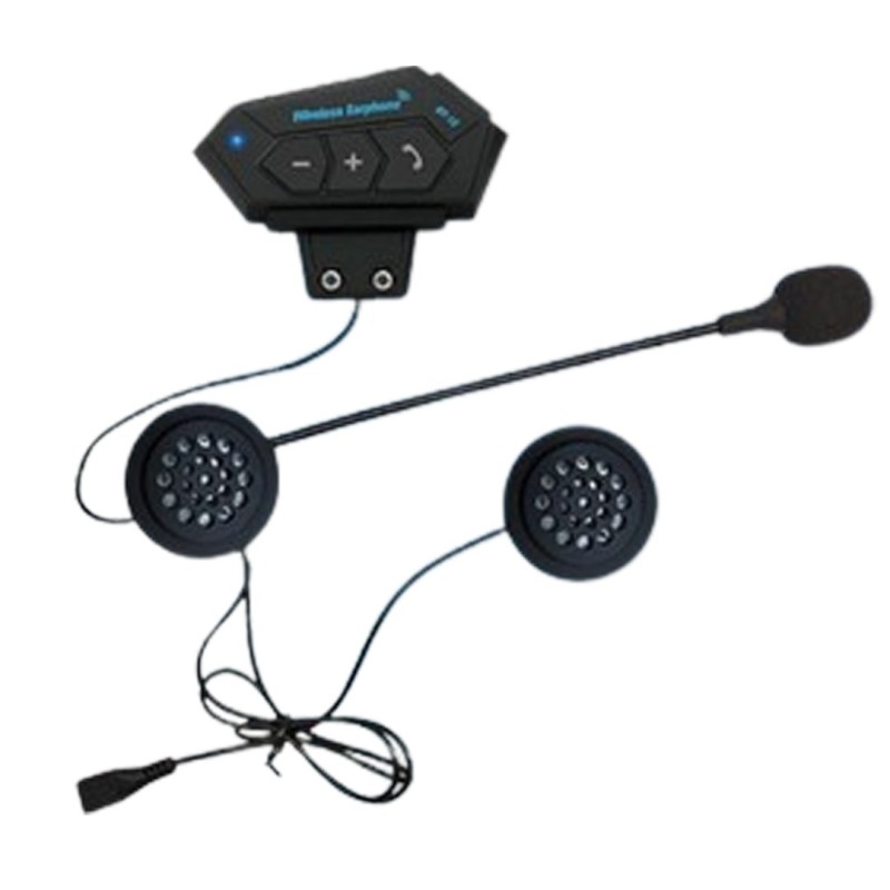 Ενδοεπικοινωνία Κράνους Μοτοσυκλέτας Wireless Earphone Bluetooth