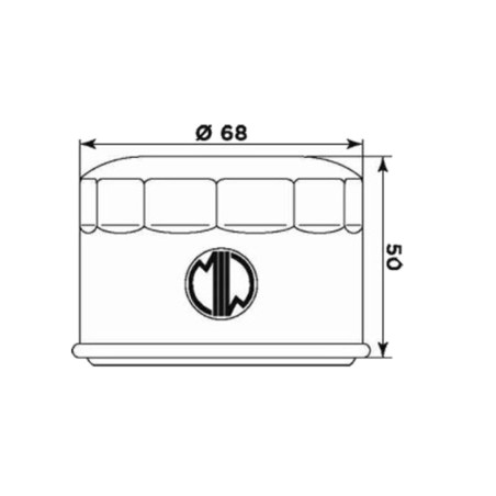Φίλτρο Λαδιού MIW HF147 Yamaha Fazer600