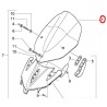 Παρμπρίζ Γνήσιο Gilera Nexus 250-500cc 50x45cm
