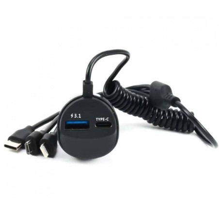 Φορτιστής 3 σε 1 με USB/ Type C/ IOS