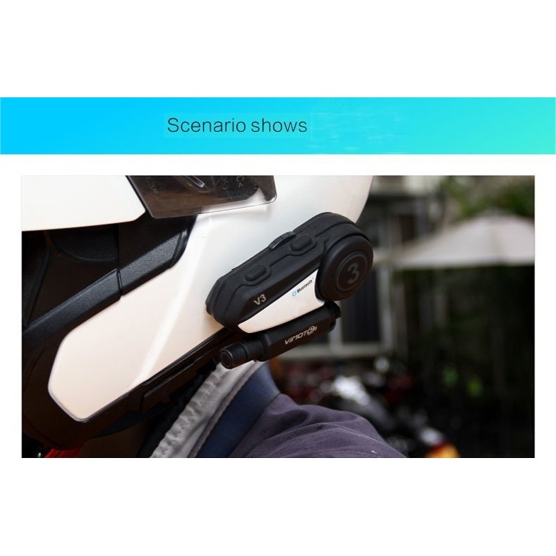 Ενδοεπικοινωνία Κράνους Μοτοσυκλέτας Bluetooth VIMOTO V3 Easy Rider