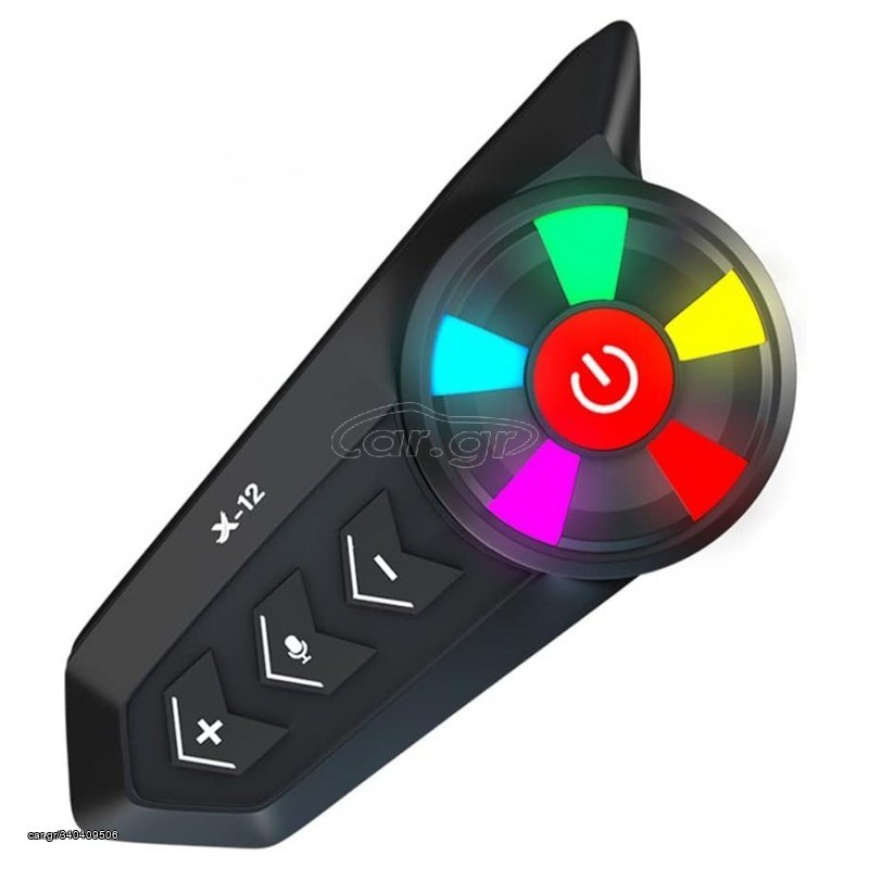 Ενδοεπικοινωνία Μοτοσυκλέτας Bluetooth X-12