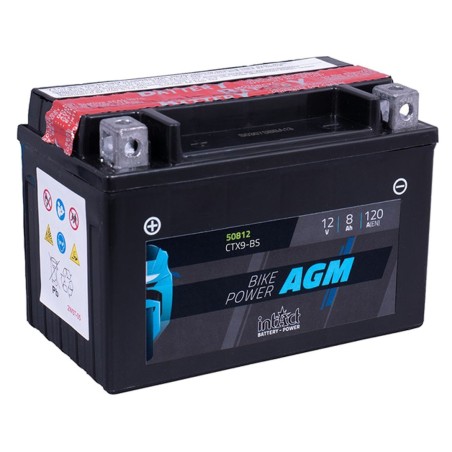 Μπαταρία INTACT YTX9-BS AGM